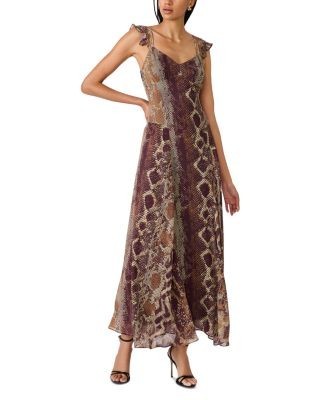 Steve Madden Estela Ruffled Strap Maxi Dress