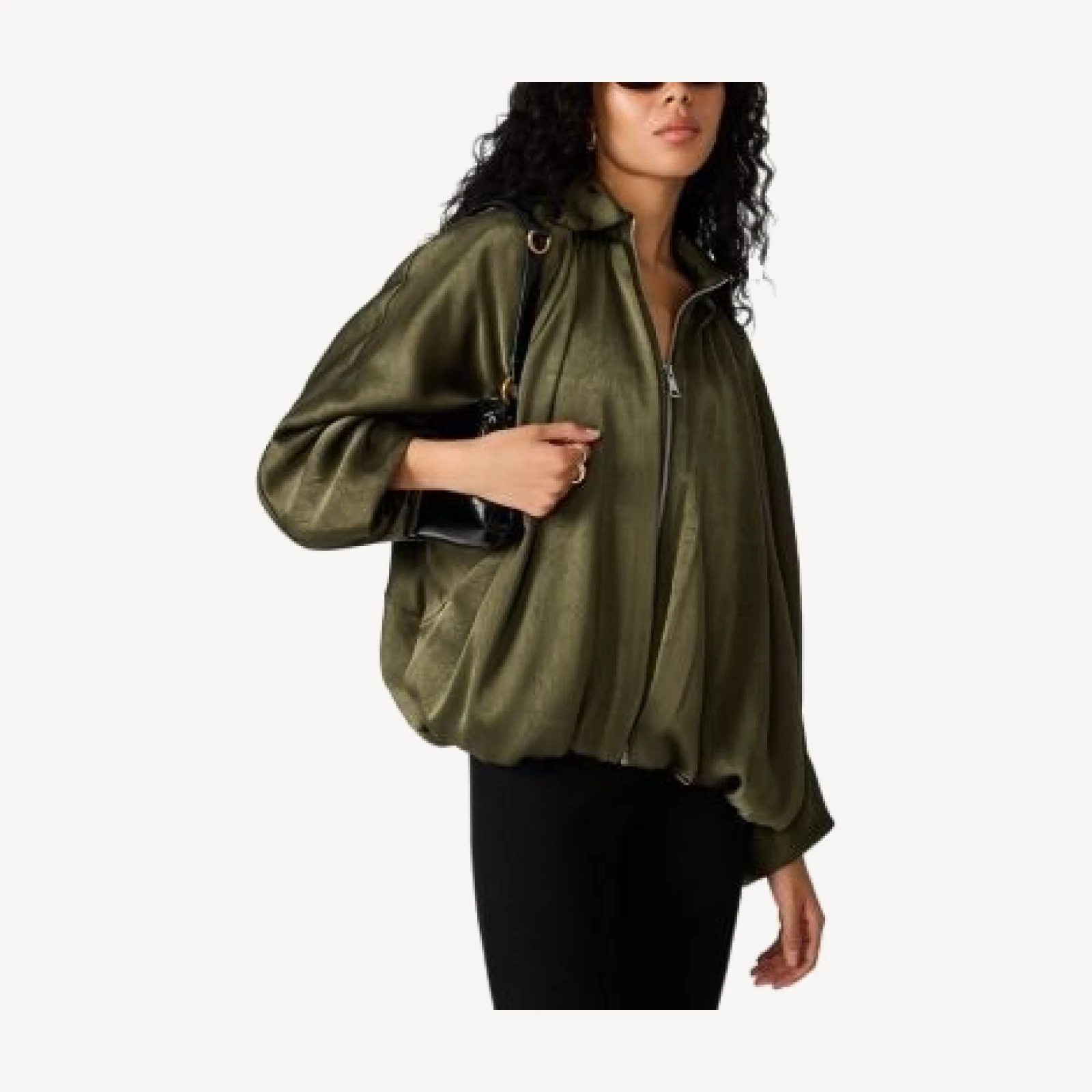 Steve Madden Aspen Bubble Hem Jacket