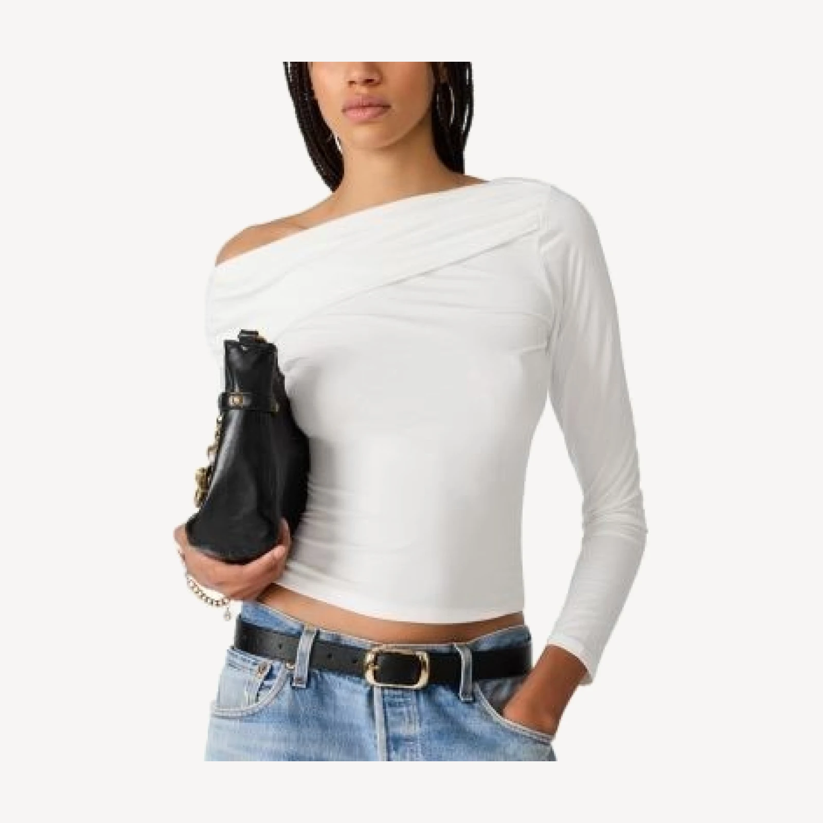 Steve Madden Ryder Off Shoulder Knit Top