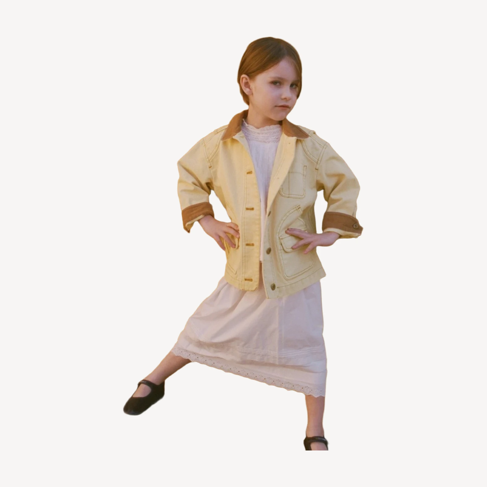 LITTLE PASCUAL JACKET -- STRAW