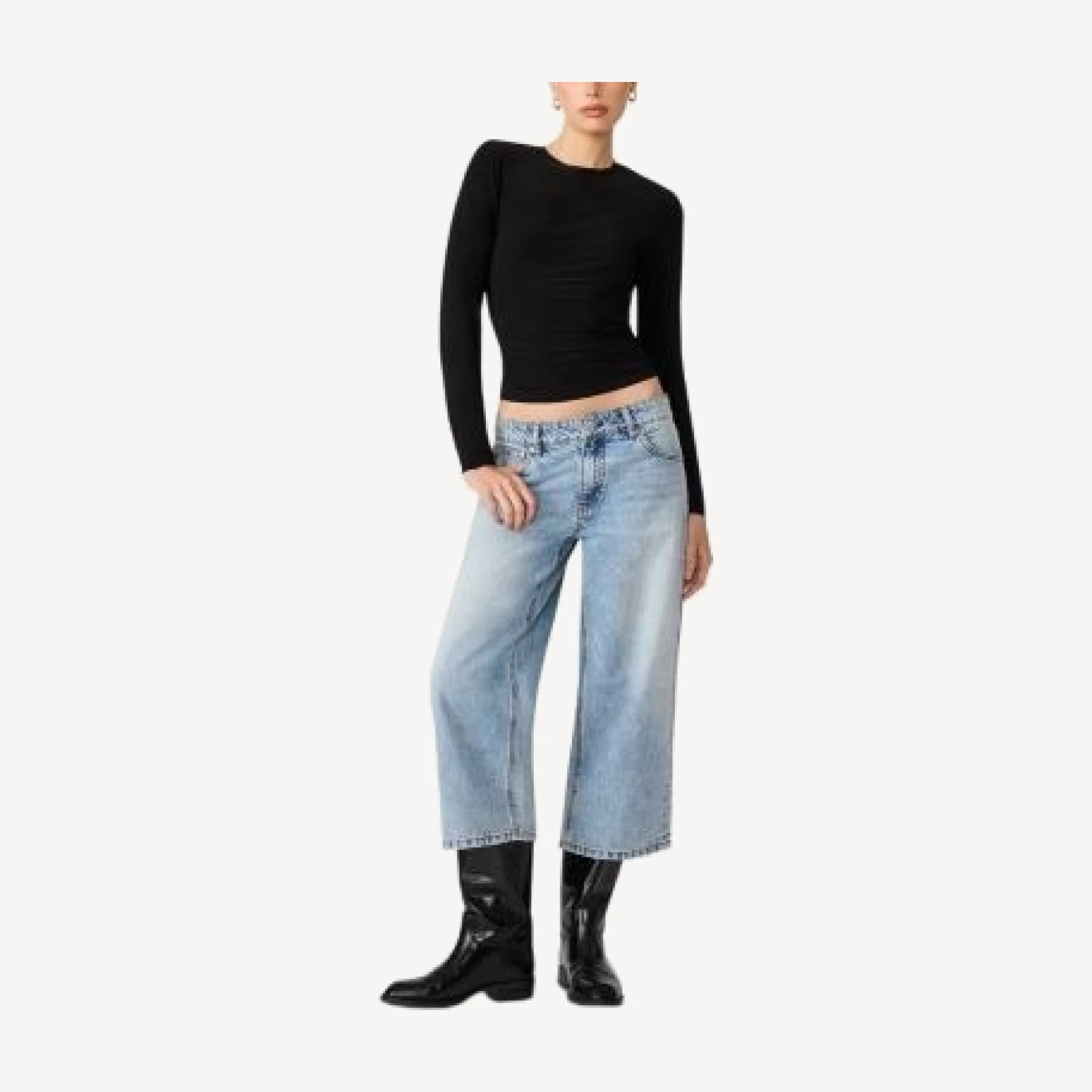 Steve Madden Seline Long Sleeve Knit Top