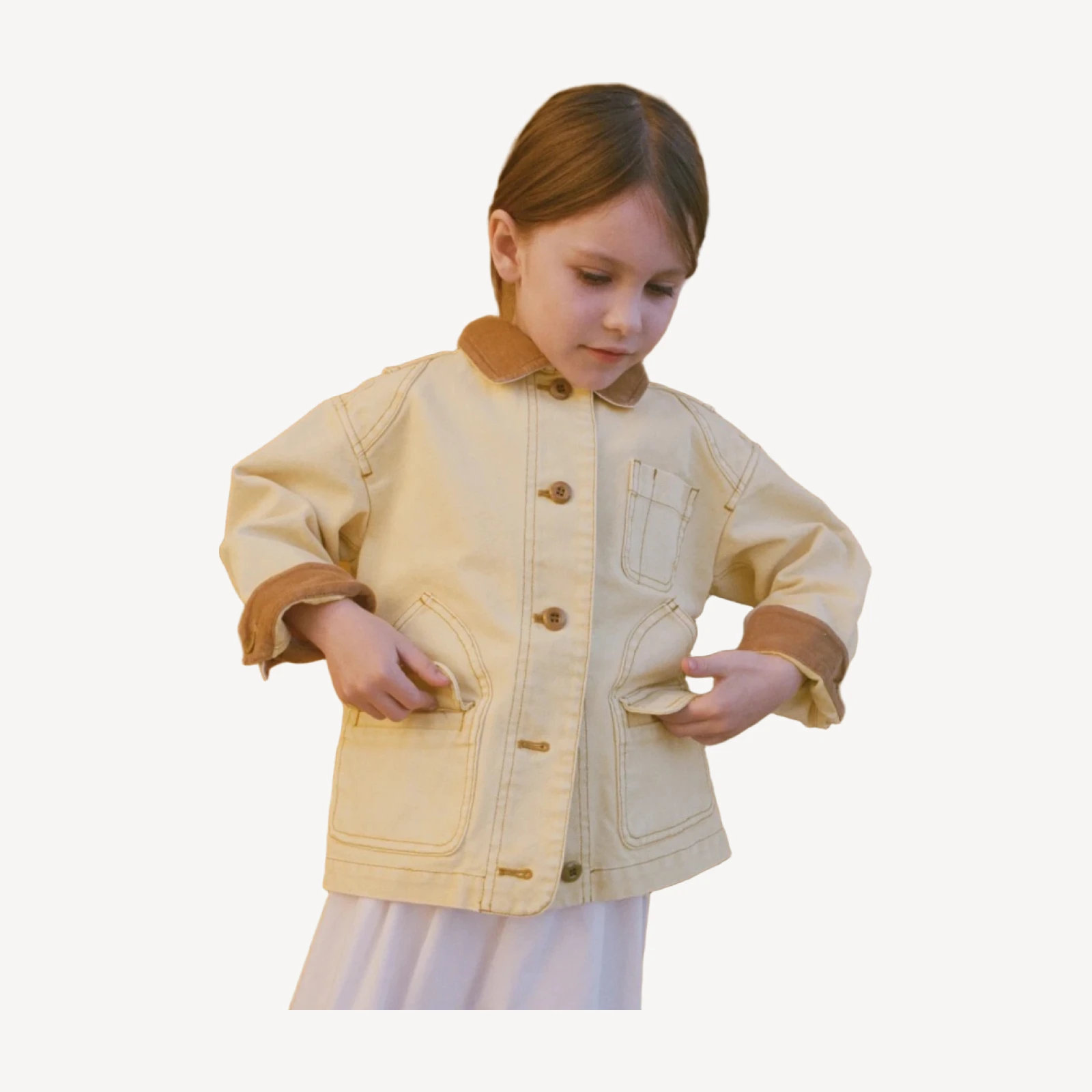 LITTLE PASCUAL JACKET -- STRAW