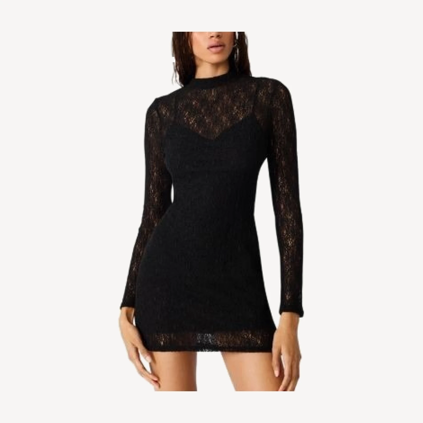 Steve Madden Vivienne Long Sleeve Mini Dress