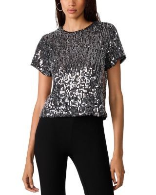Steve Madden Tiffanee Sequin Top