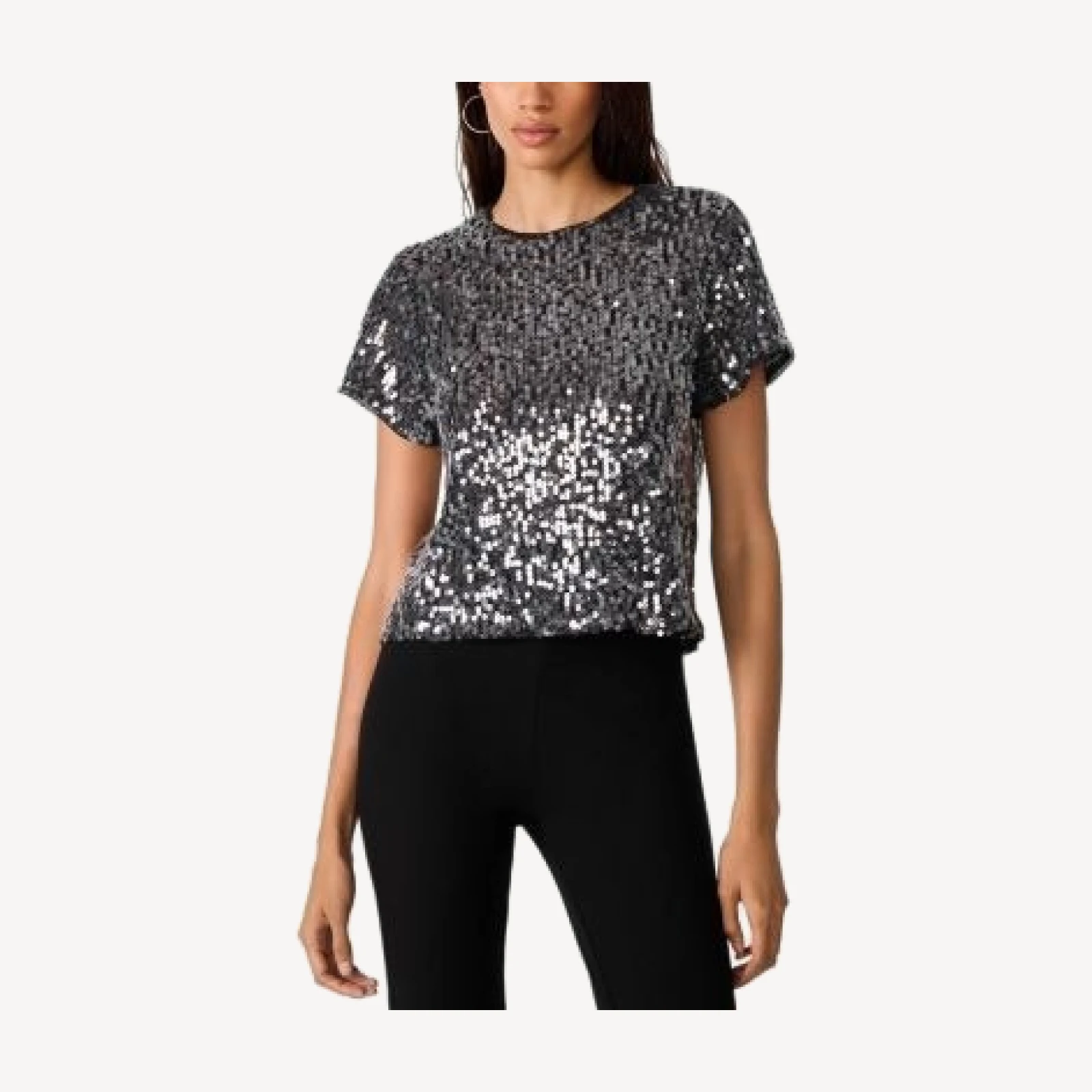 Steve Madden Tiffanee Sequin Top