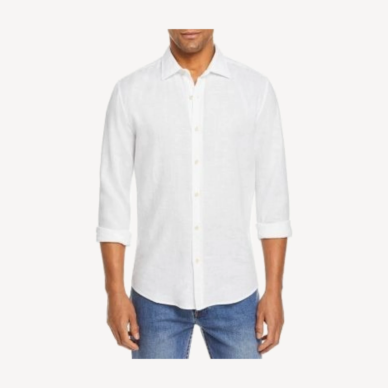 The Men's Store at Bloomingdale's Standard Fit Linen Shirt - Exclusive