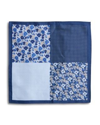 The Men's Store at Bloomingdale's Floral Quadrant Silk Pocket Square - Exclusive