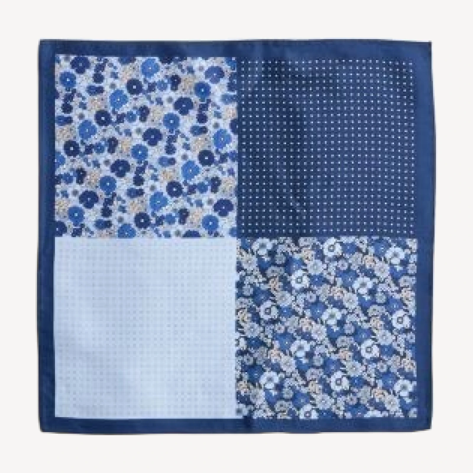 The Men's Store at Bloomingdale's Floral Quadrant Silk Pocket Square - Exclusive