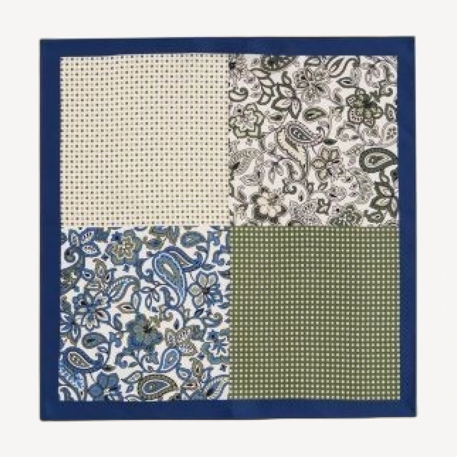The Men's Store at Bloomingdale's Paisley Quadrant Silk Pocket Square - Exclusive