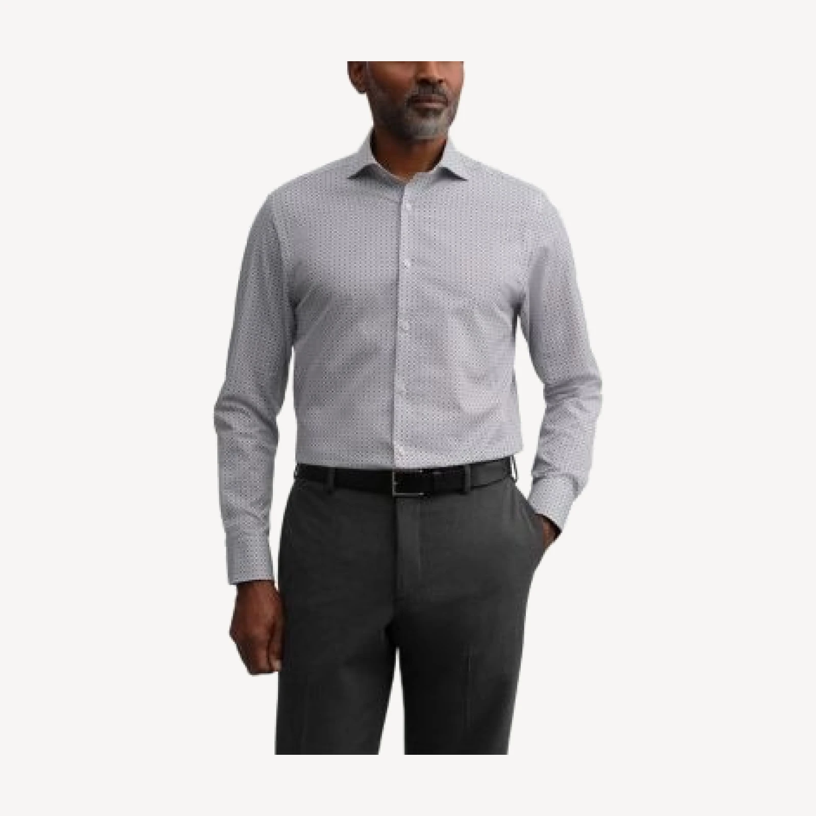 Ted Baker Nantucket Slim Fit Premium Stretch Medallion Dress Shirt