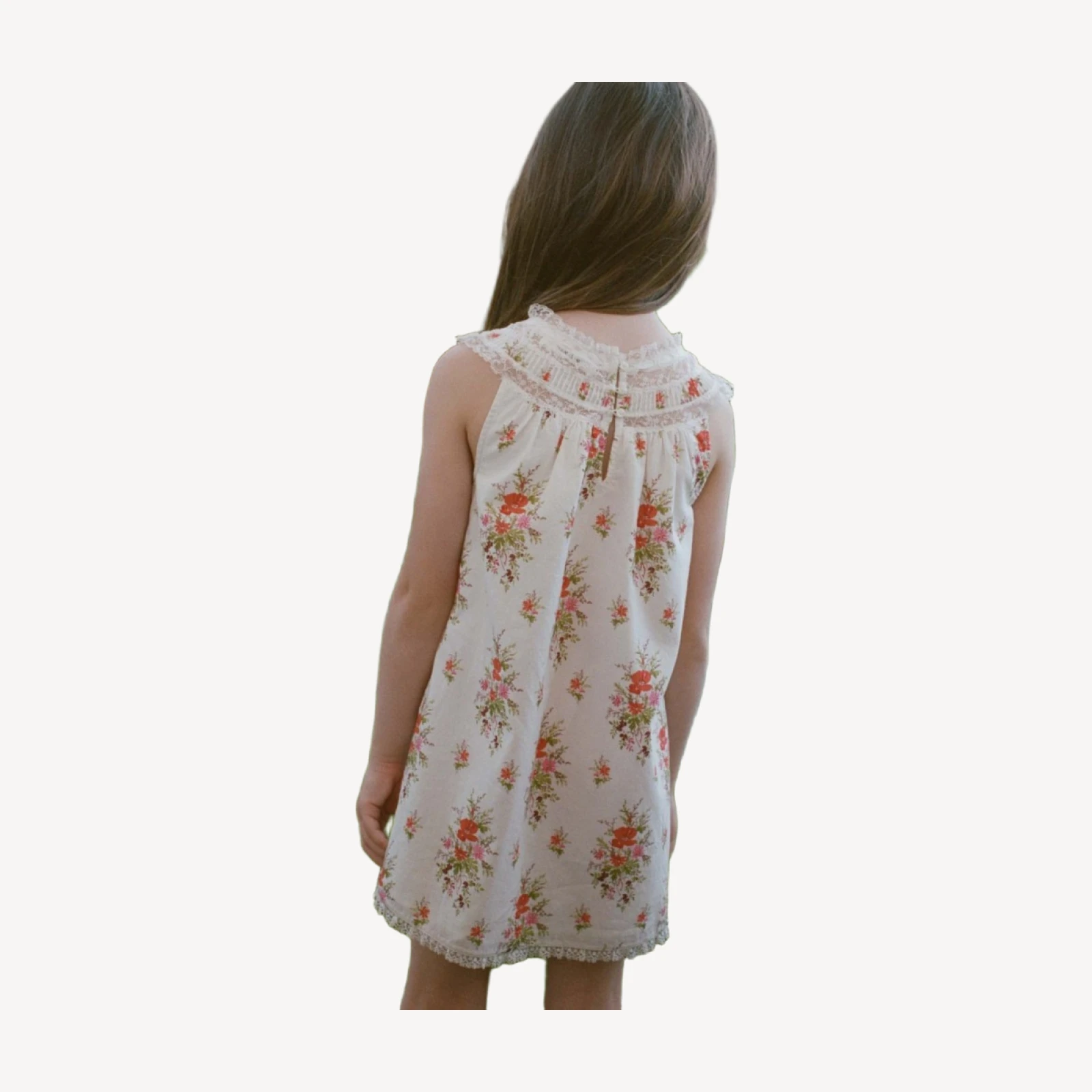 LITTLE DANSES DRESS -- ROSE PETIT BOUQUET DE CHAMONIX