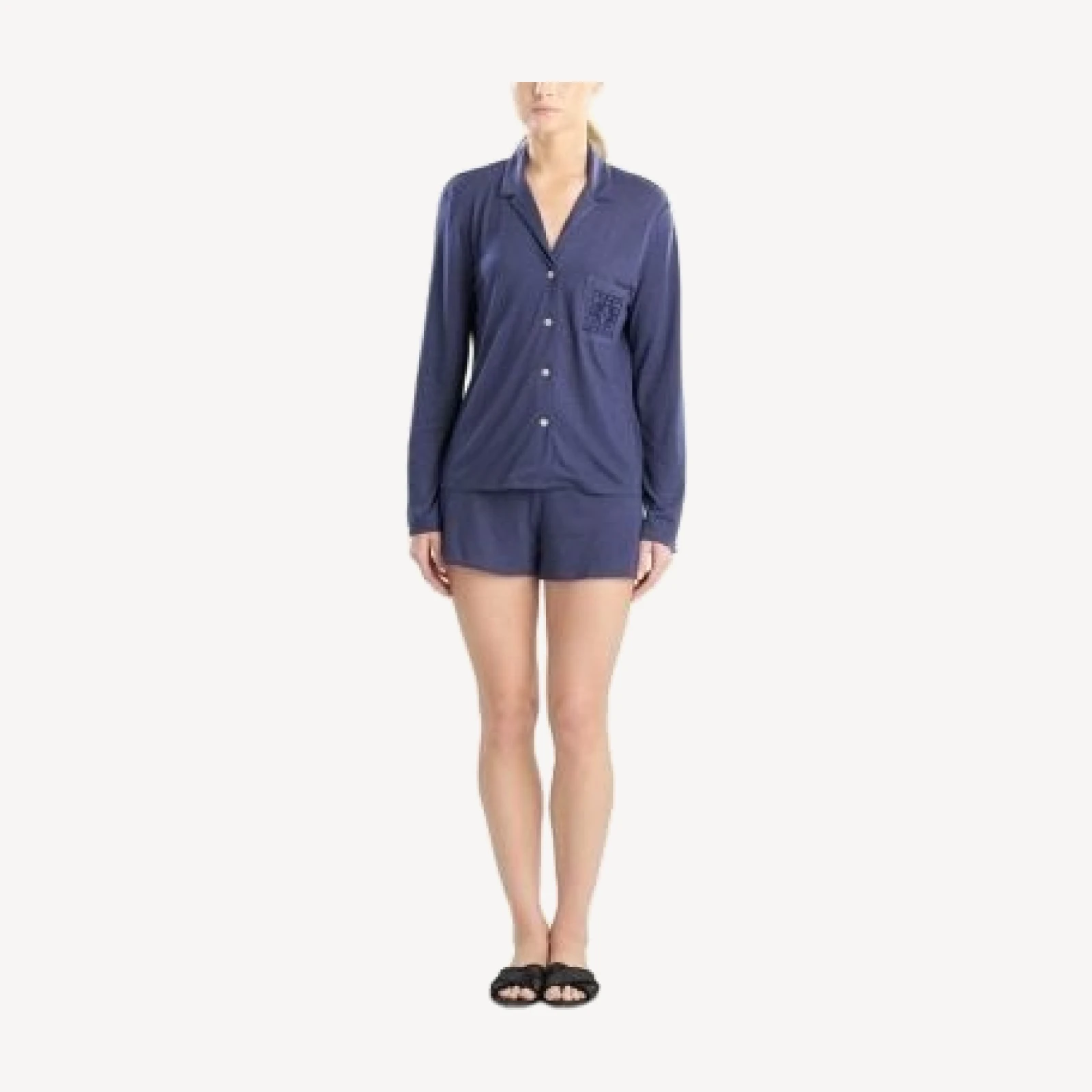 Natori Long Sleeve Boxer Pajama Set