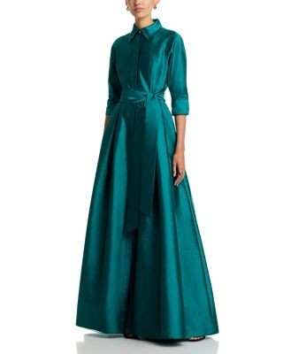 Teri Jon by Rickie Freeman Shirt Dress Gown