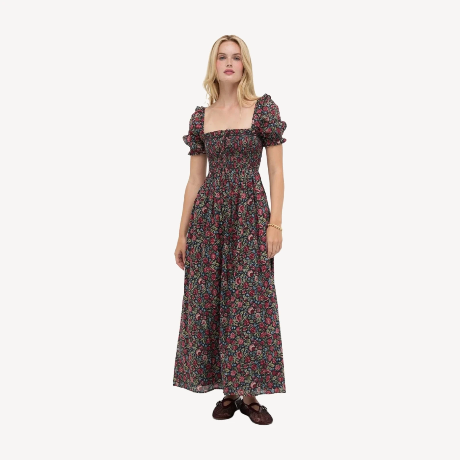 The Scarlett Nap Dress - Jacobean Sprig