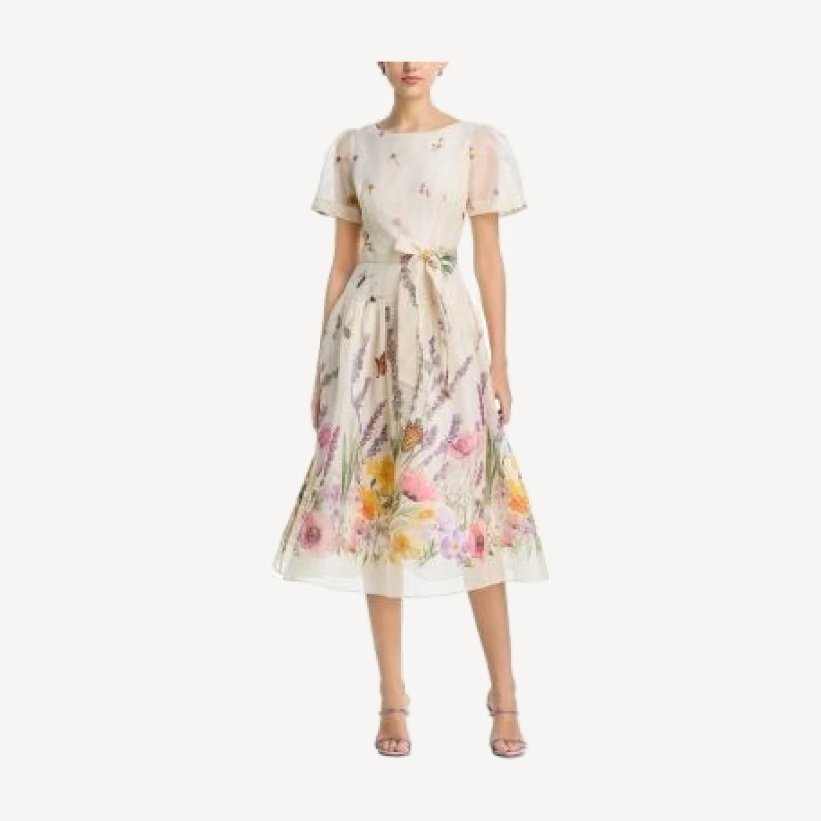 Teri Jon by Rickie Freeman Drop Waist Dress