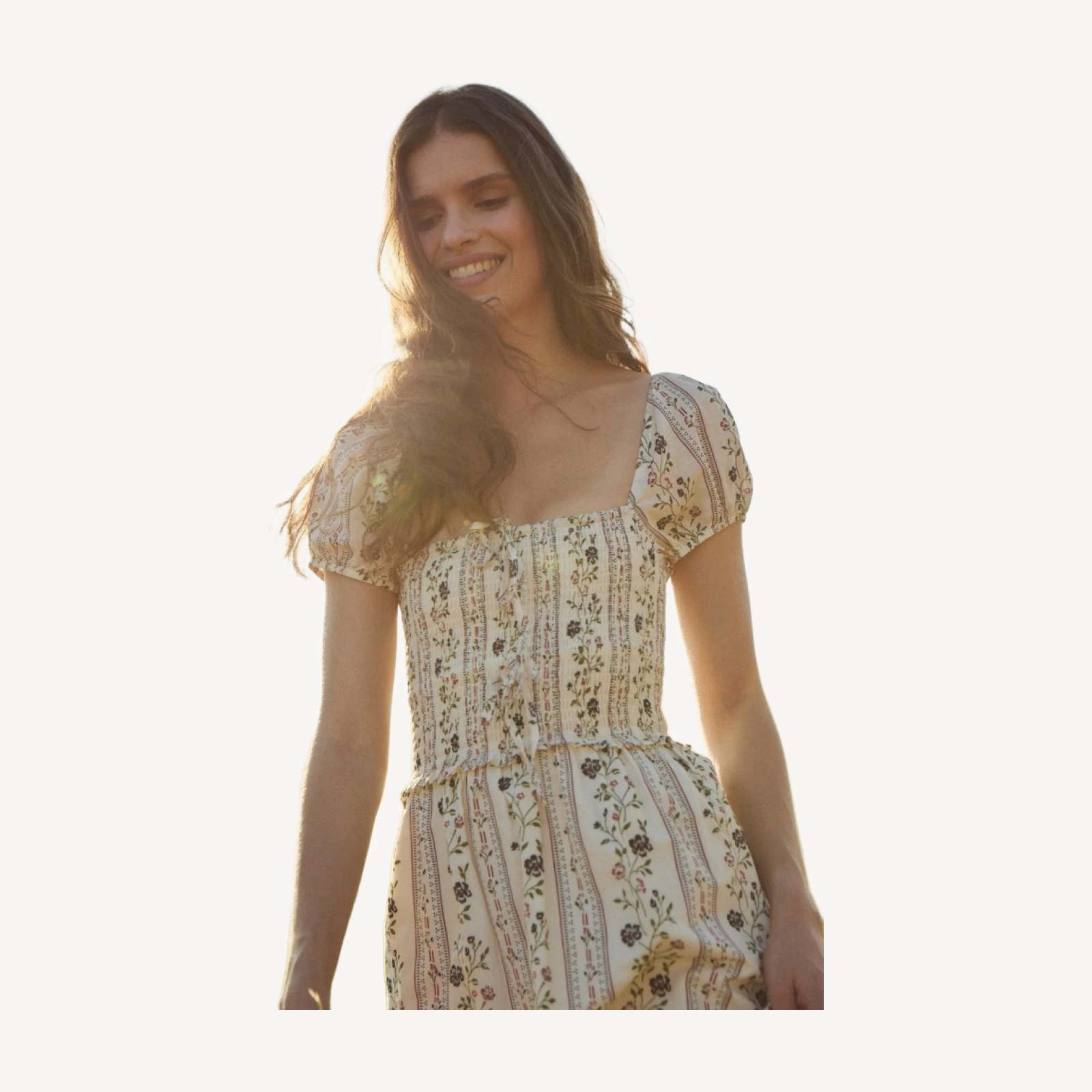 The Aster Nap Dress - Kelmscott Ribbon Stripe