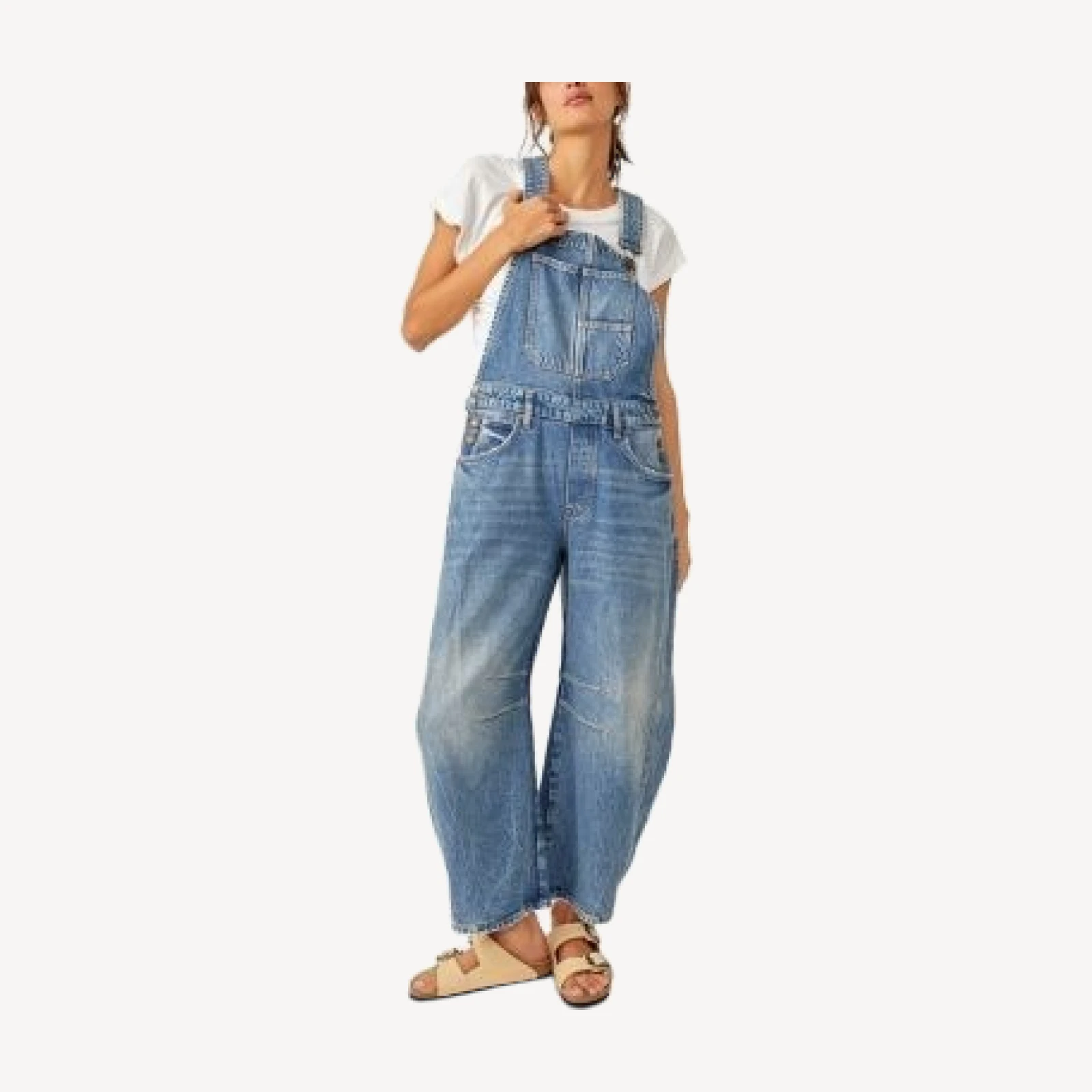 Free People We The Free Good Luck Overalls