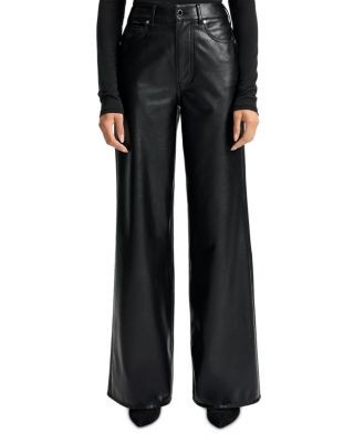 Veronica Beard Kasey Faux Leather Jeans