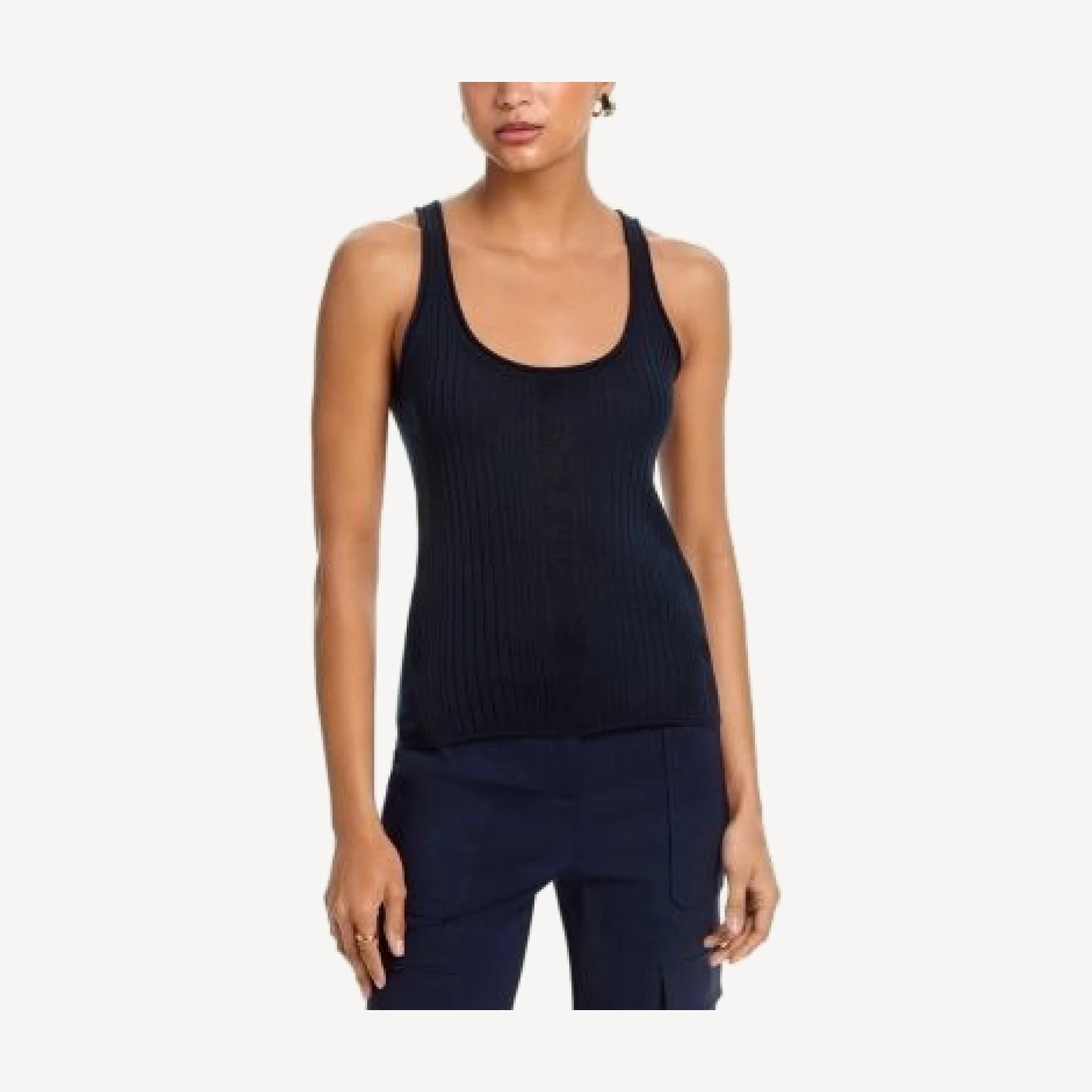 Veronica Beard Birke Merino Wool Tank Top