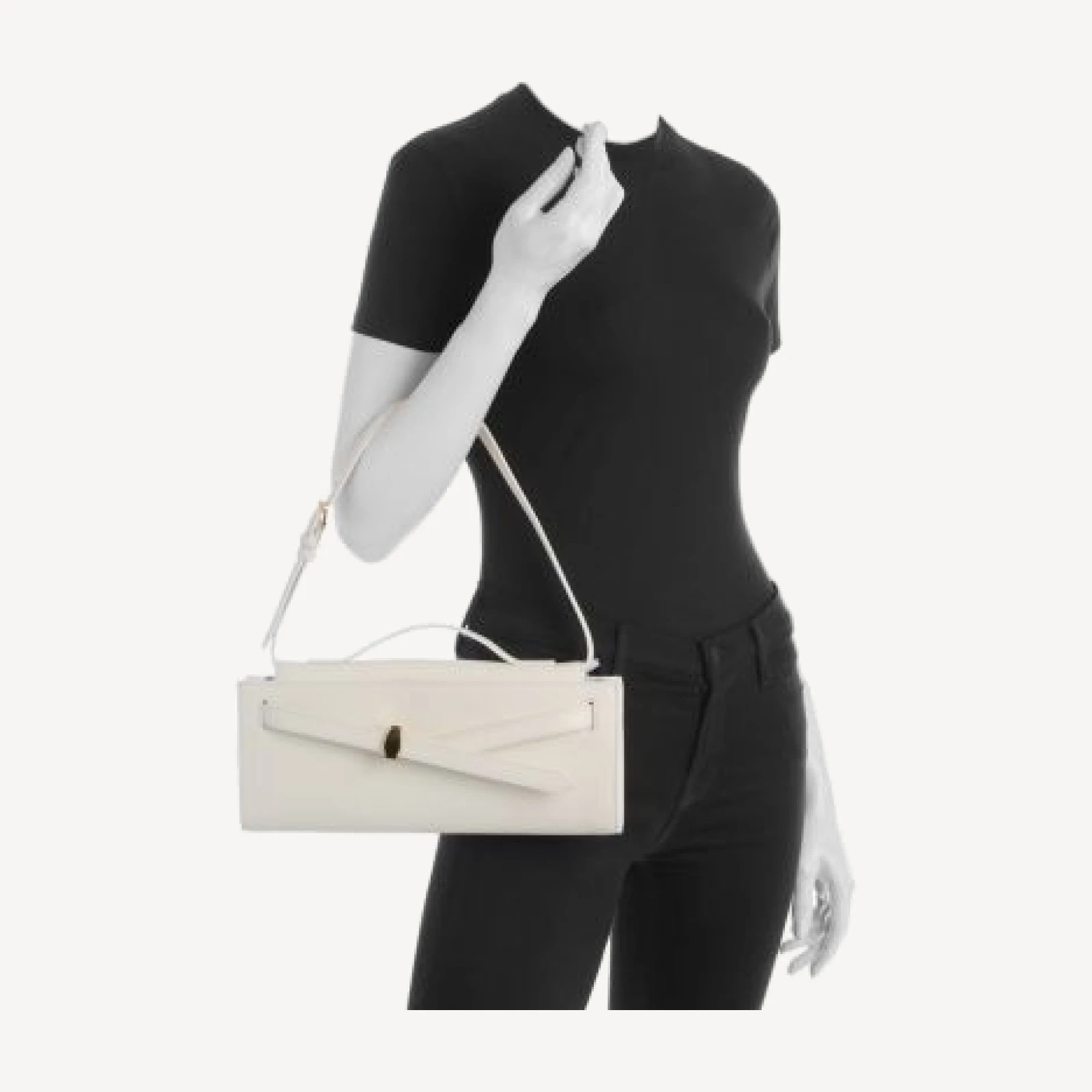 Veronica Beard Dash Leather Clutch