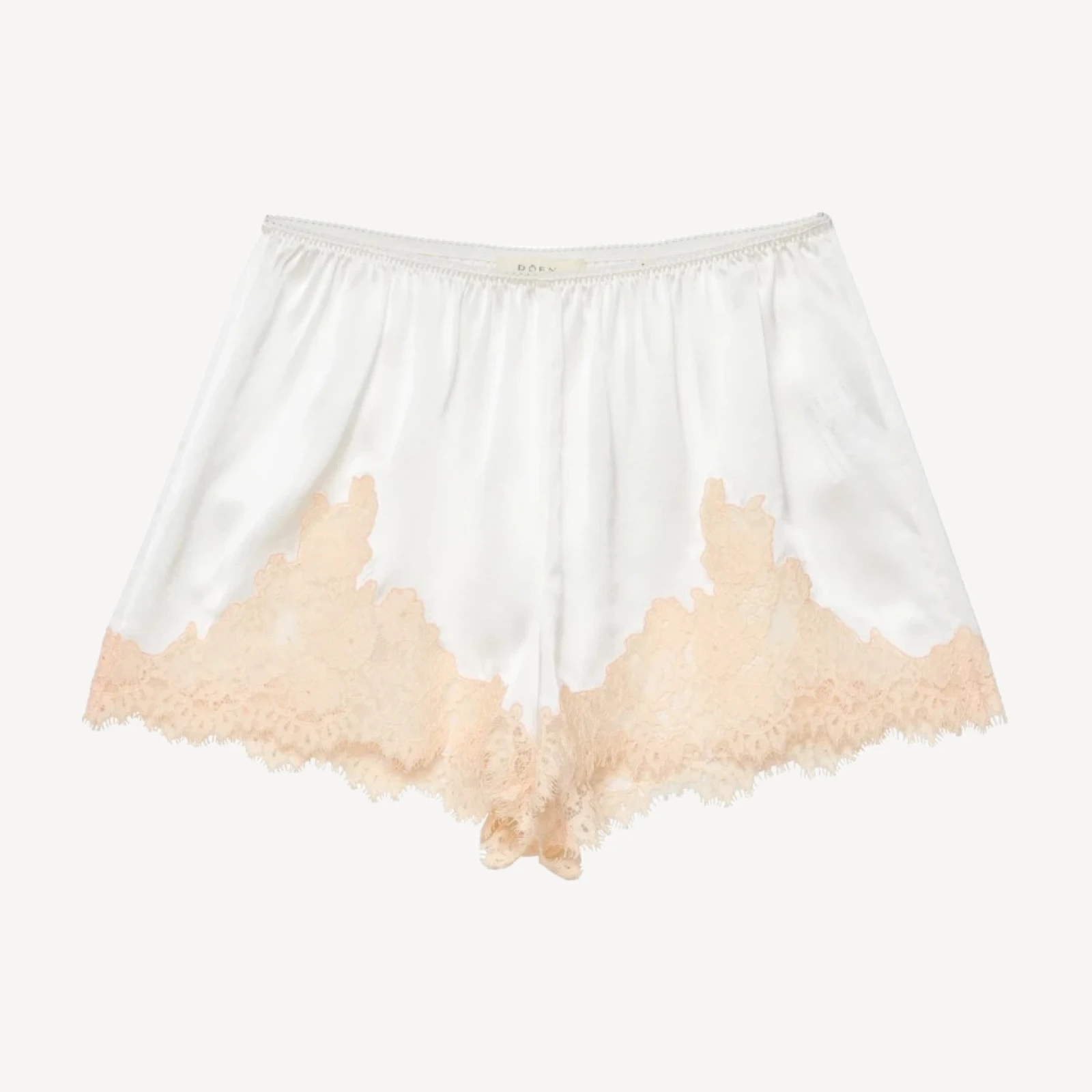 IONA SHORT -- SALT AND PEACH LACE