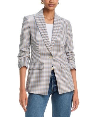 Veronica Beard Clayton Plaid Dickey Jacket