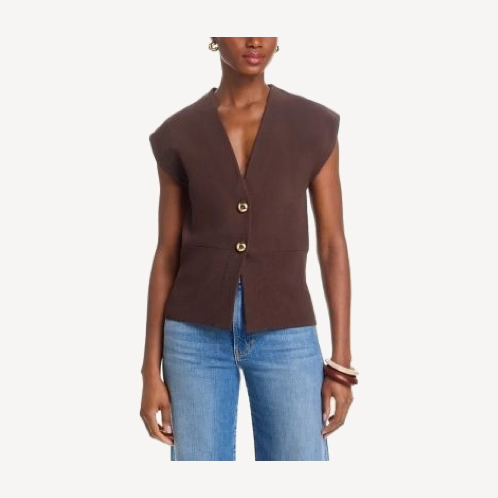 Veronica Beard Isador Knit Vest