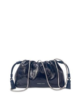 Veronica Beard Small Crinkle Leather Crossbody