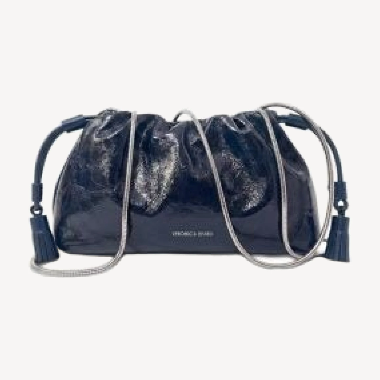 Veronica Beard Small Crinkle Leather Crossbody