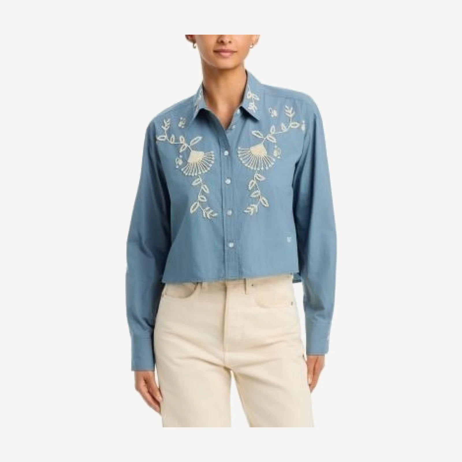Veronica Beard Aderes Embellished Shirt