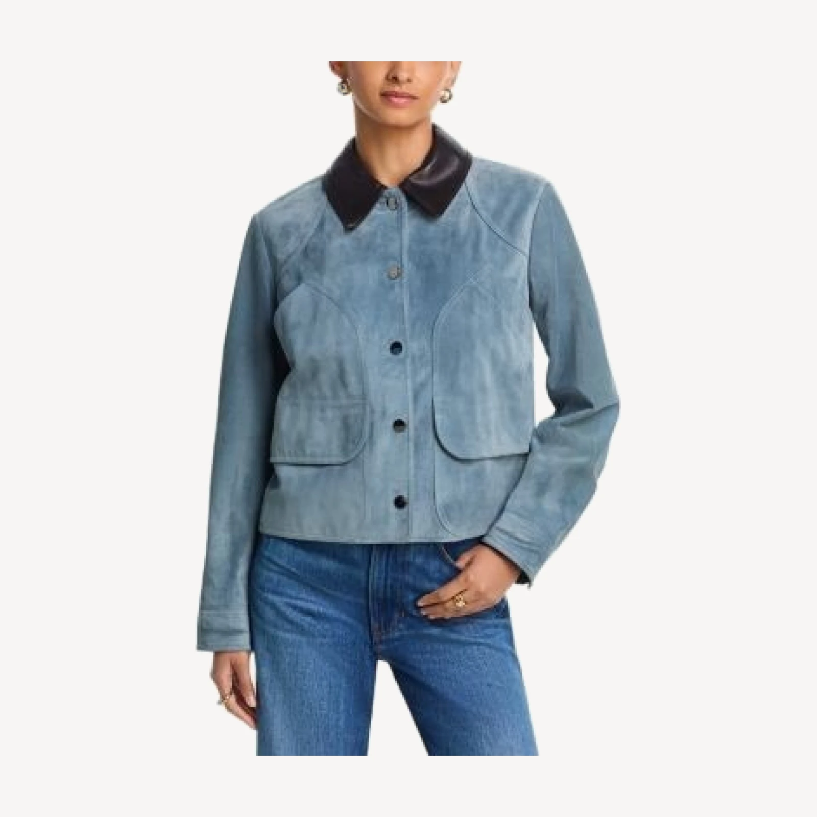 Veronica Beard Walters Cropped Barn Jacket