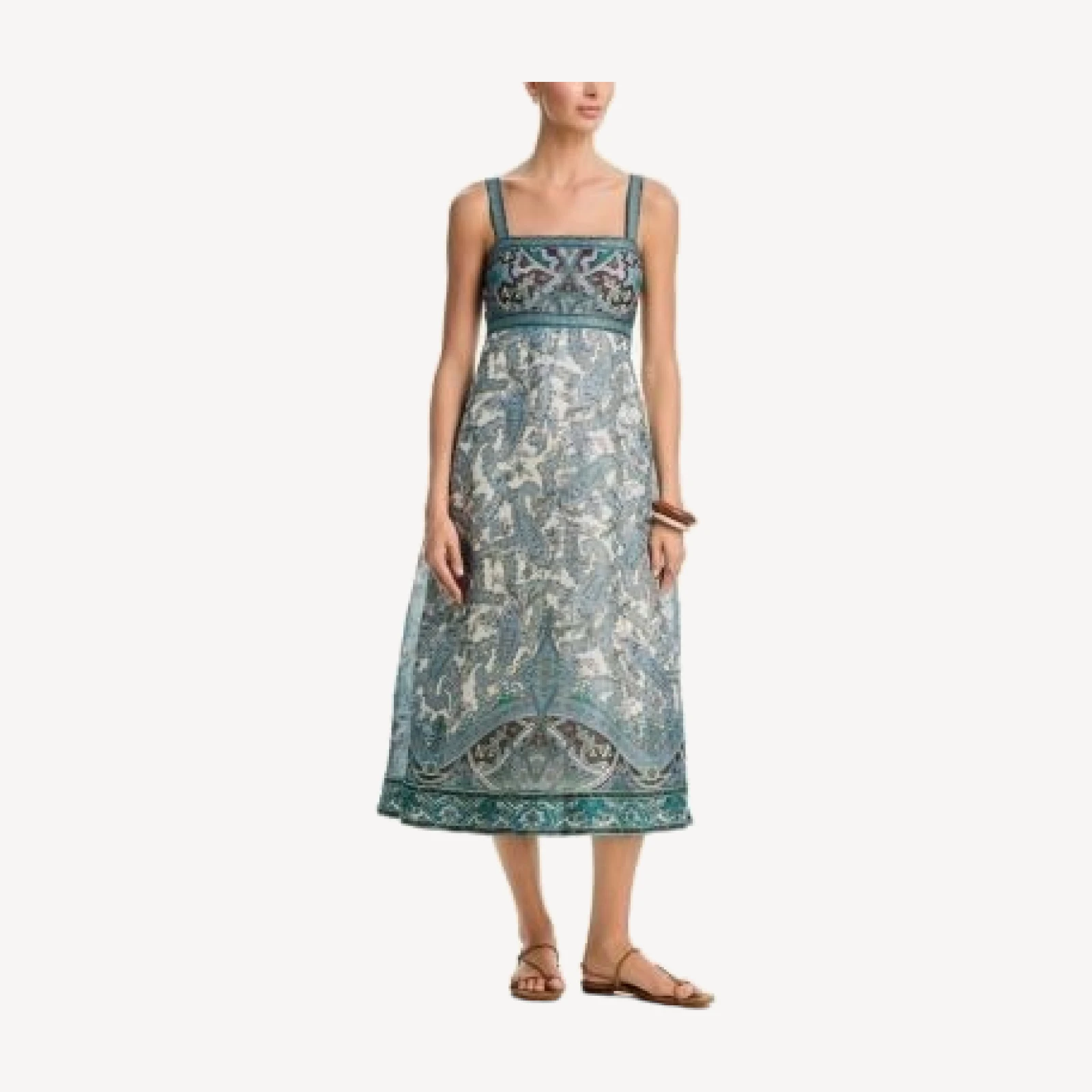 Veronica Beard Rye Linen & Silk Blend Dress