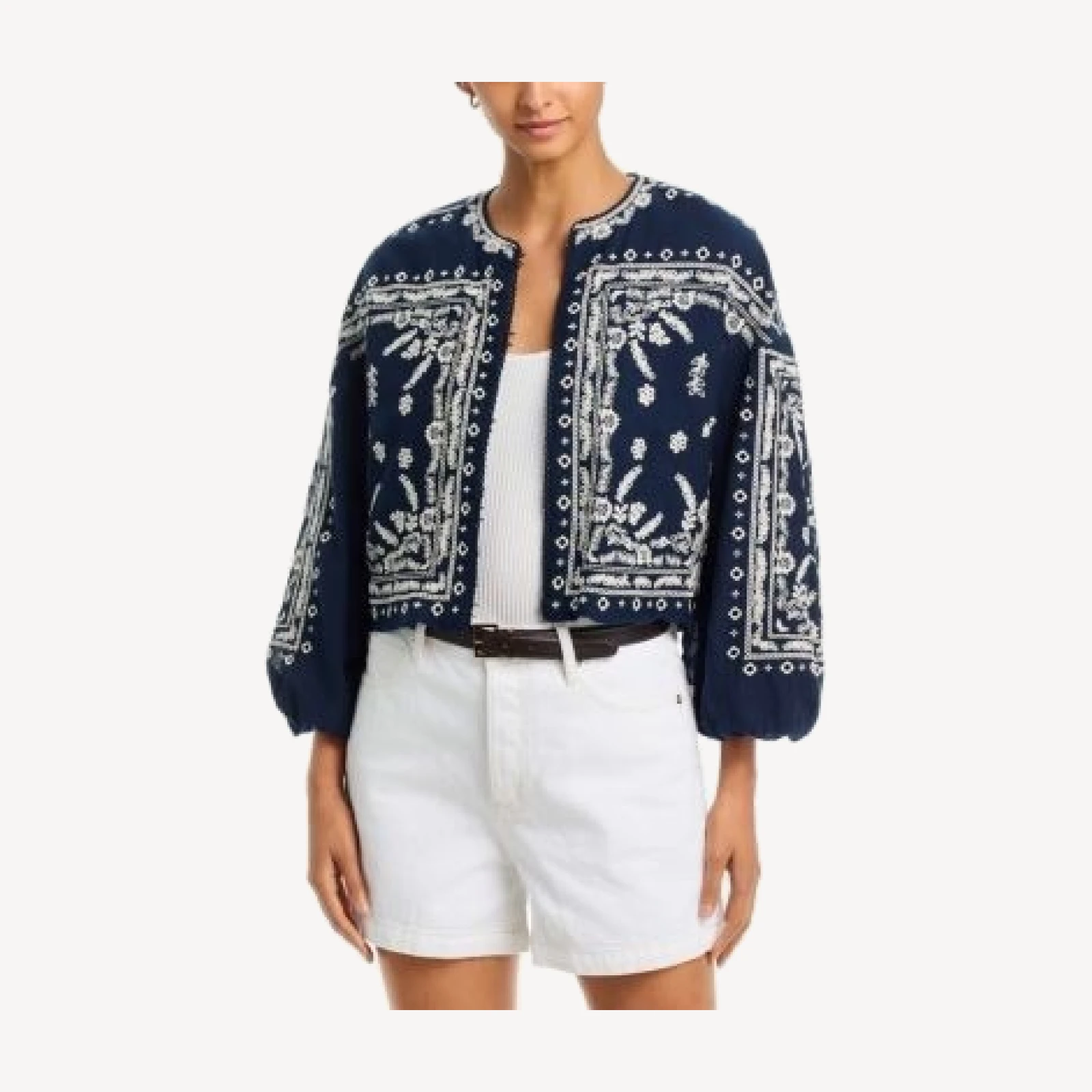 Veronica Beard Drake Embroidered Jacket