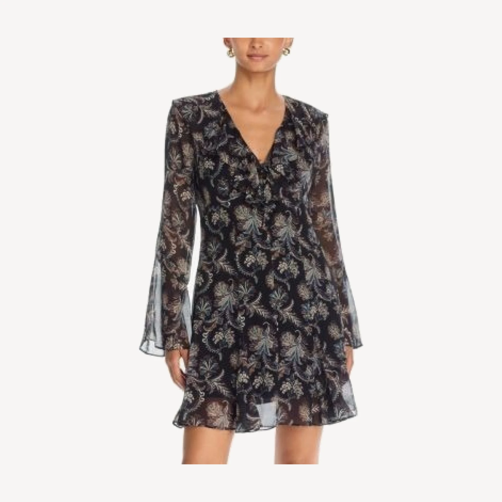 Veronica Beard Adrienne Silk Mini Dress