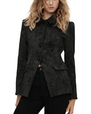 Veronica Beard Bodie Floral Long Sleeve Jacket
