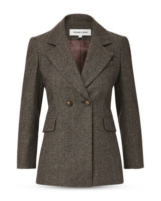 Veronica Beard Tilbury Notch Collar Dickey Jacket