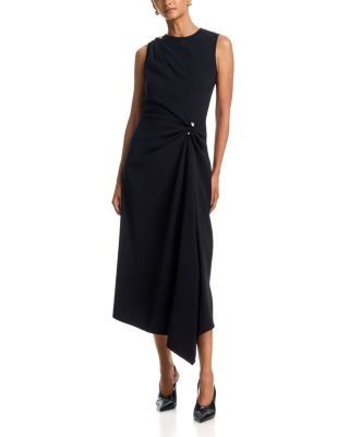Veronica Beard Freja Sleeveless Asymmetric Midi Dress