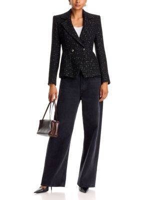 Veronica Beard Theron Tweed Dickey Jacket