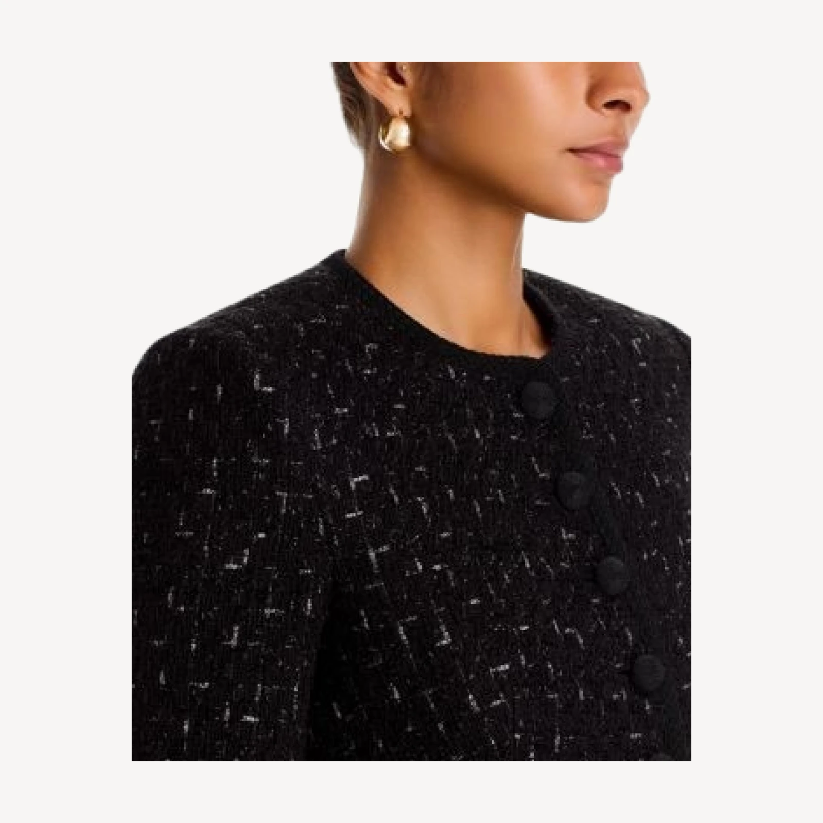 Veronica Beard Fendric Tweed Cropped Jacket