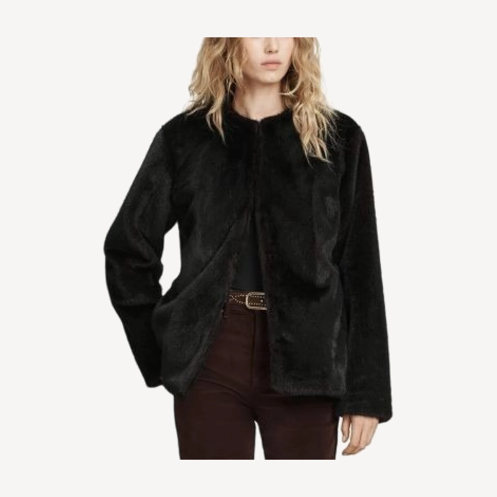 Veronica Beard Griselda Faux Fur Coat