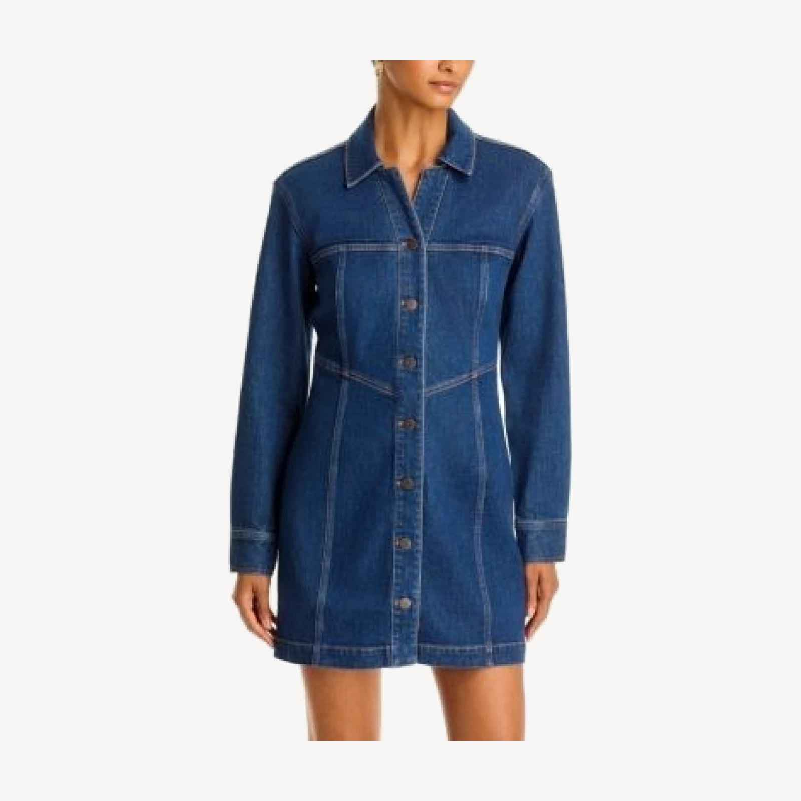 Veronica Beard Bandera Denim Mini Dress