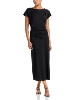 Veronica Beard Lila Draped Midi Dress