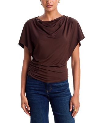 Veronica Beard Lila Draped Top