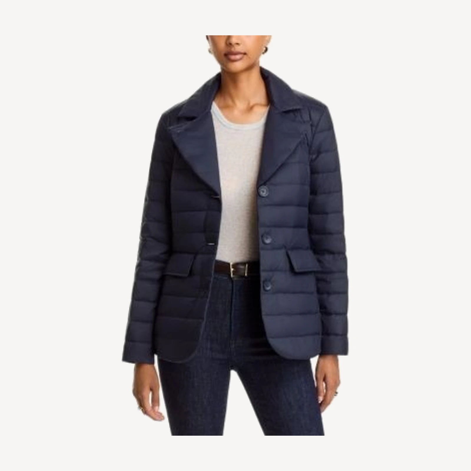 Veronica Beard Campbell Dickey Quilted Down Jacket