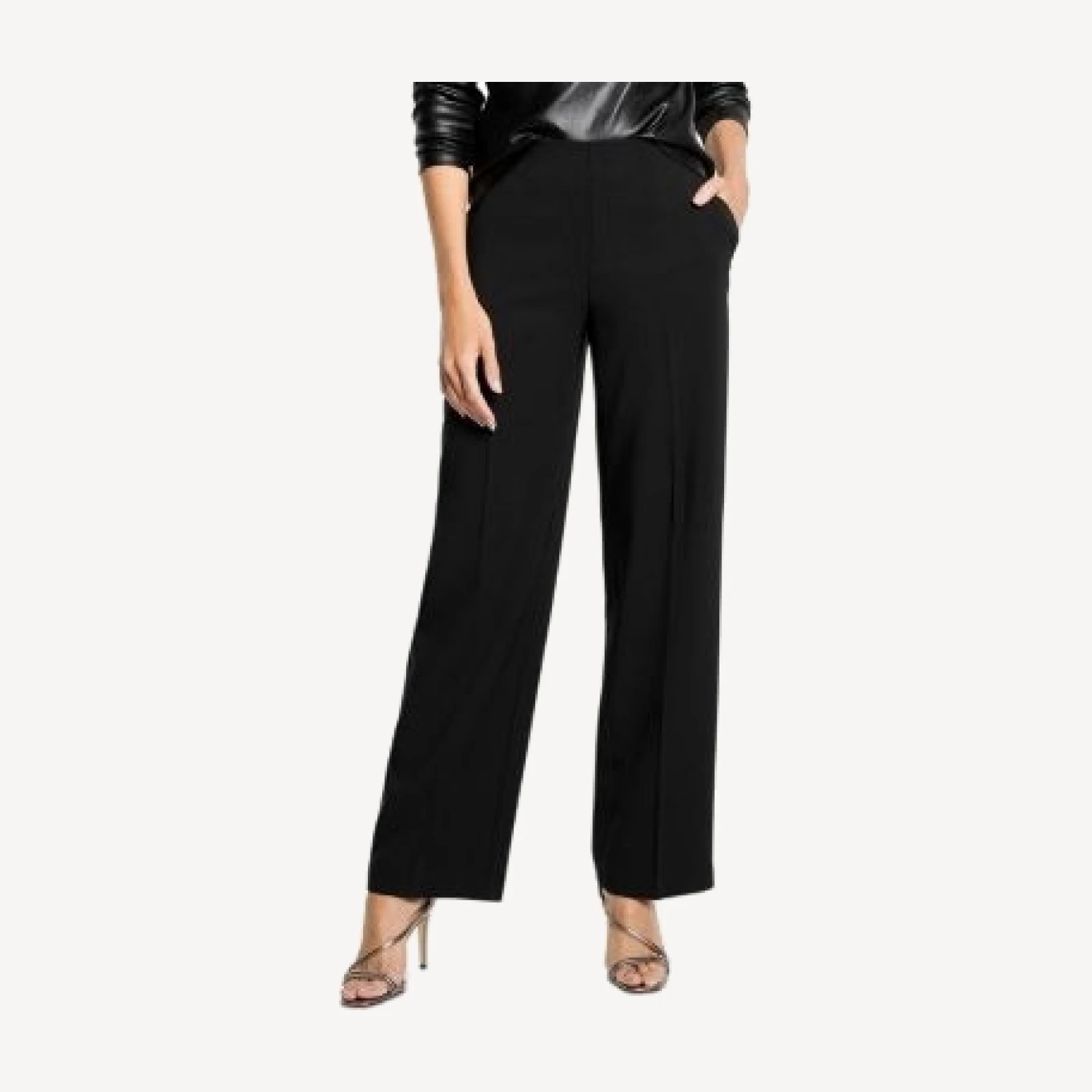 Nic+Zoe Stretch Suiting Wide Leg Pants