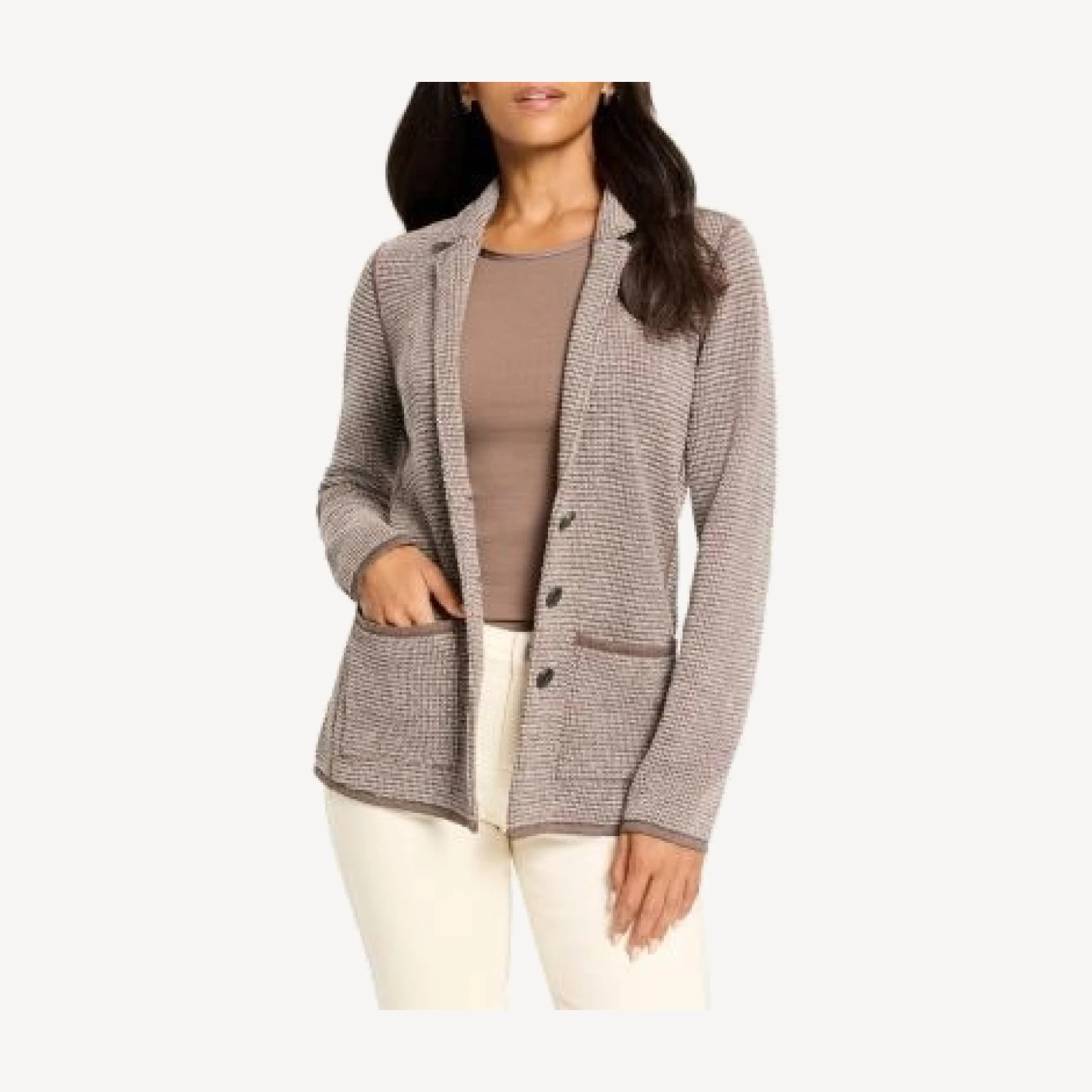 Nic+Zoe Pixel Knit Jacket