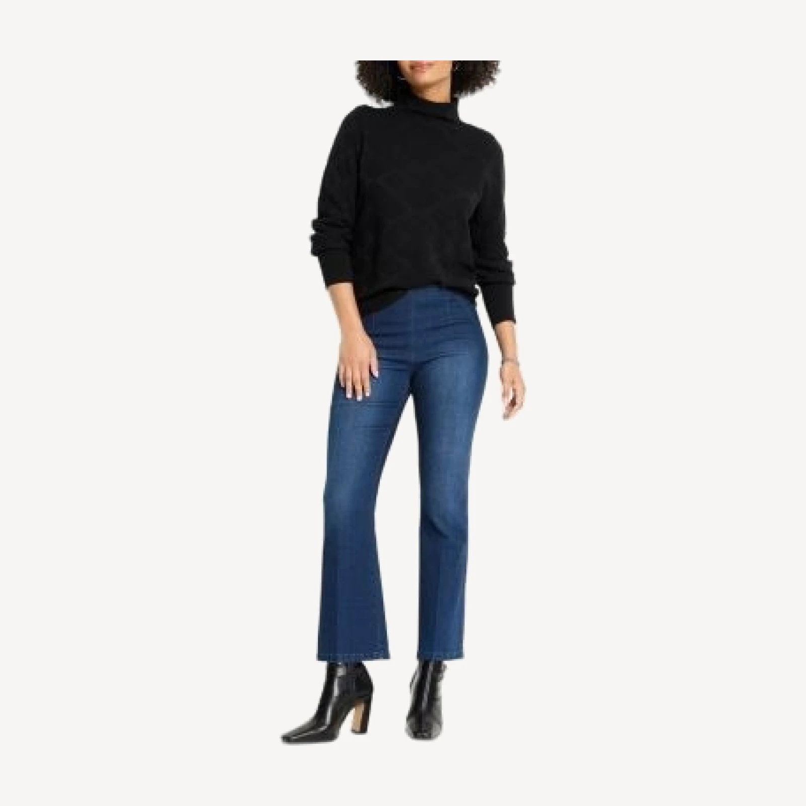 Nic+Zoe Textured Diamonds Sweater