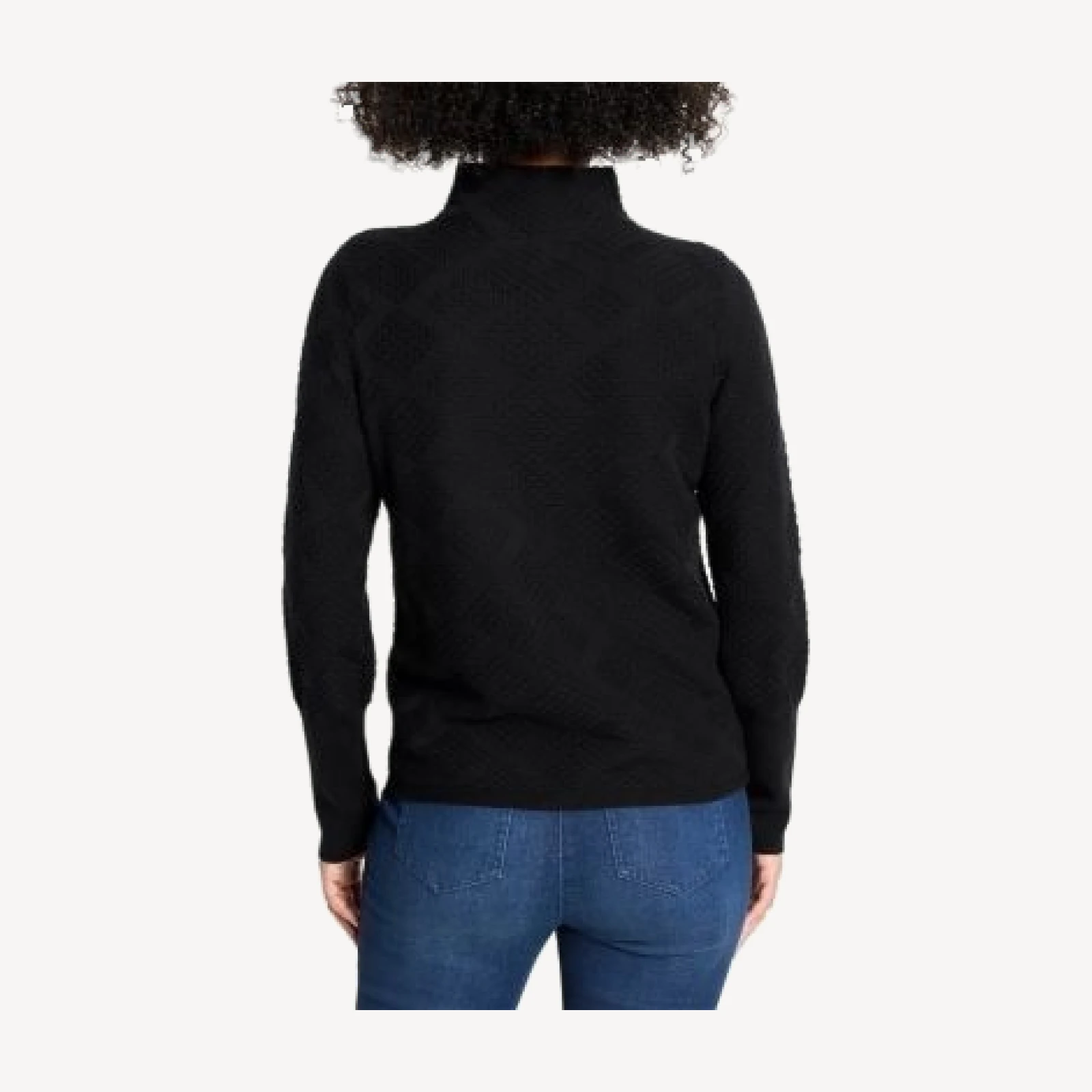 Nic+Zoe Textured Diamonds Sweater
