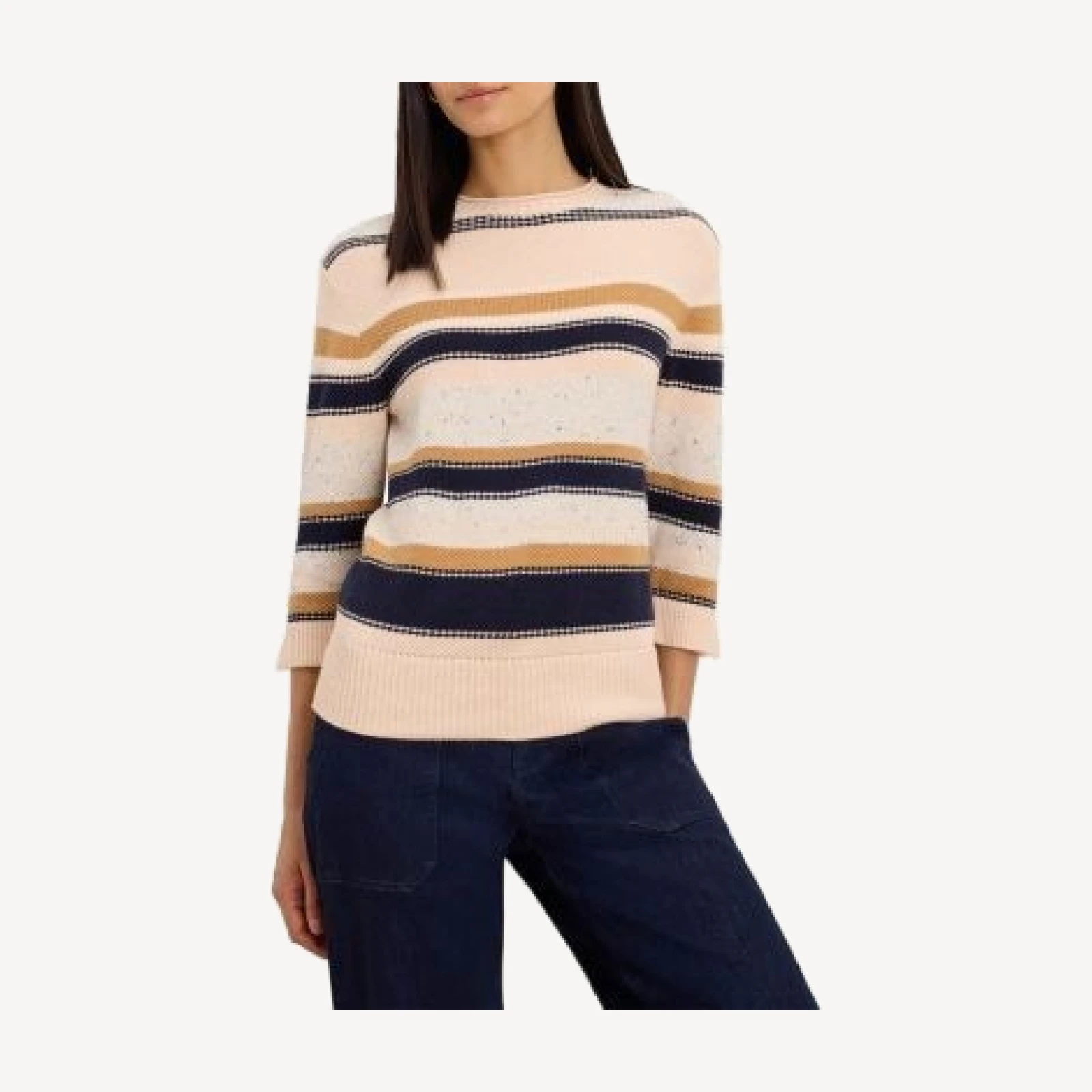 Nic+Zoe Mixed Stripe Sweater
