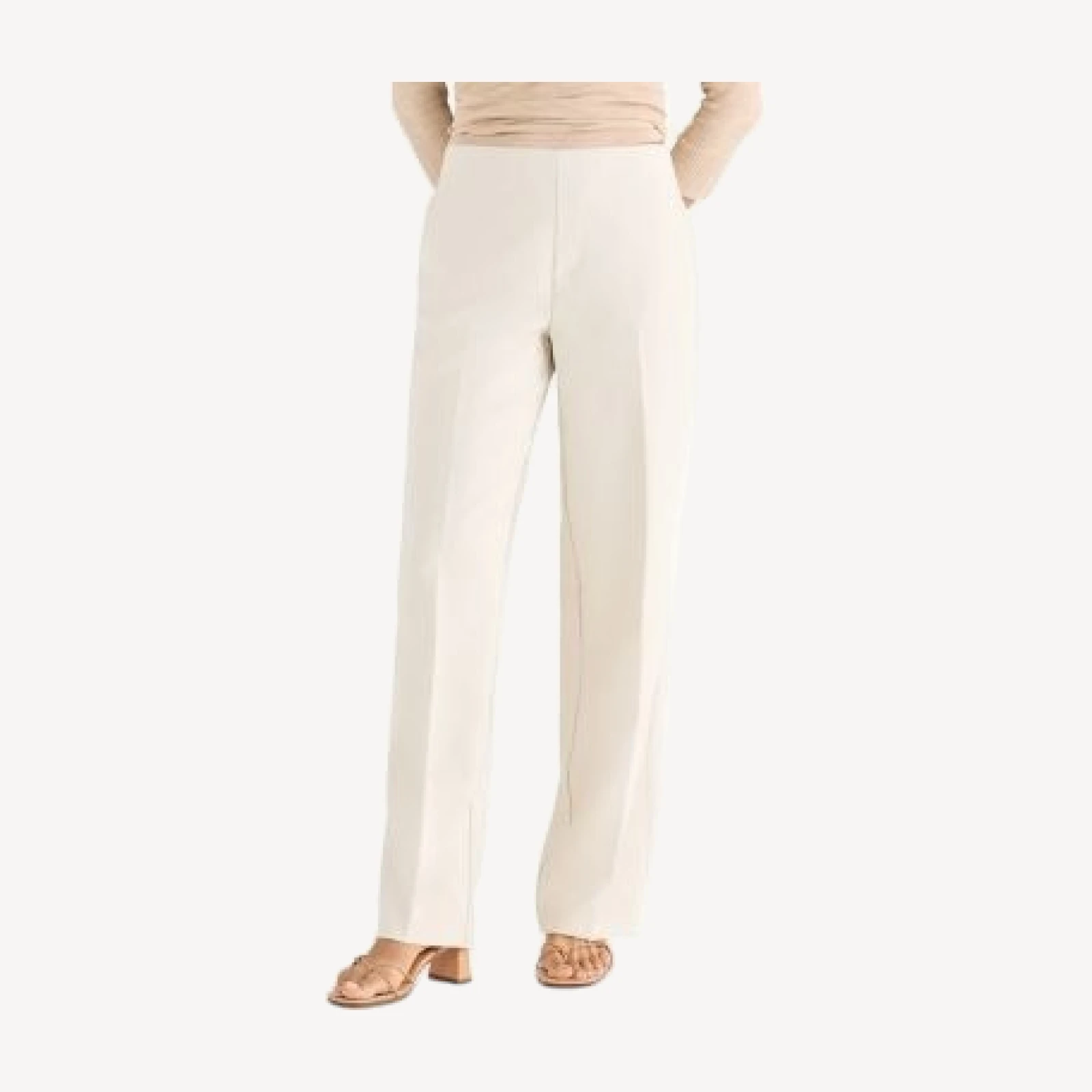 Nic+Zoe Lenox Wide Leg Accent Stitch Pants